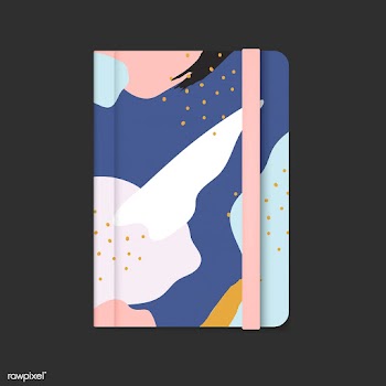 Colorful Memphis design notebook cover vector | Free stock vector - 539832