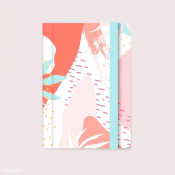 Colorful Memphis design notebook cover vector | Free stock vector - 540086