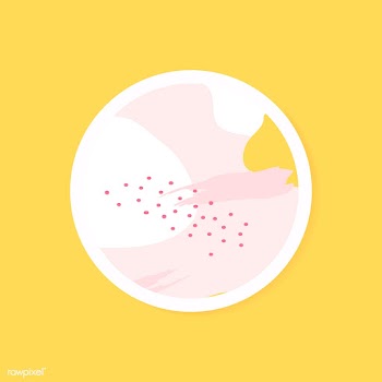 Colorful Memphis design round badge vector | Free stock vector - 539916