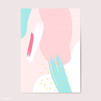 Colorful Memphis style poster vector | Free stock vector - 539826