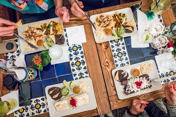 Colorful Mexican feast 