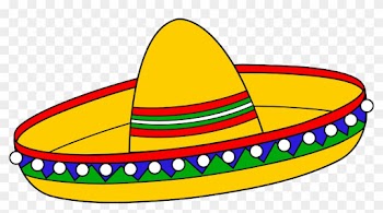 Colorful Mexican Sombrero Hat - Cinco De Mayo Clip Art