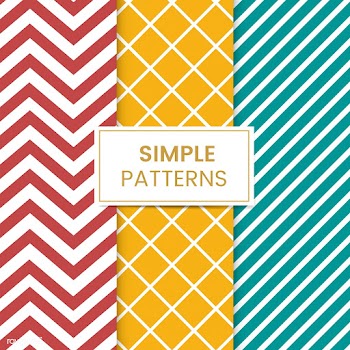 Colorful mixed seamless pattern vector set | Free stock vector - 531010