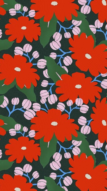Colorful mobile wallpaper floral pattern, | Free Photo - rawpixel