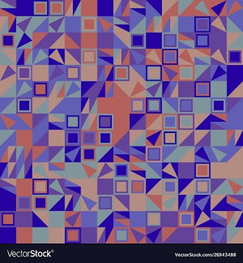 Colorful mosaic pattern background - abstract vector image