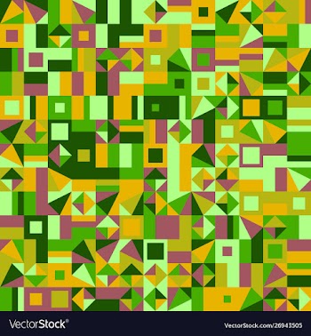 Colorful mosaic pattern background - abstract vector image