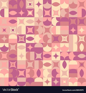 Colorful mosaic pattern background - abstract vector image