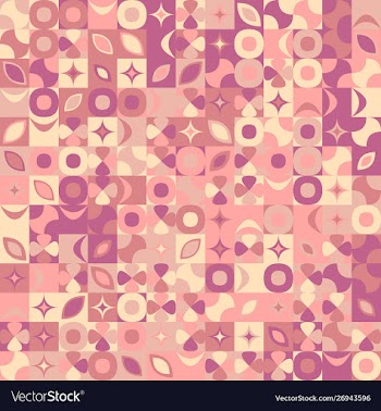 Colorful mosaic pattern background - abstract vector image