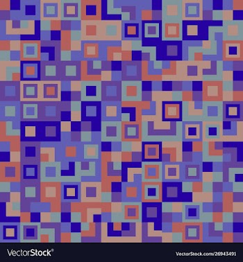 Colorful mosaic pattern background design vector image
