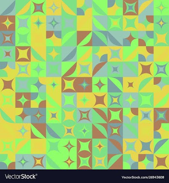 Colorful mosaic pattern background design vector image