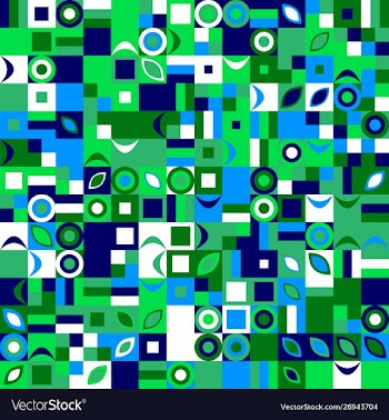 Colorful mosaic pattern background design vector image