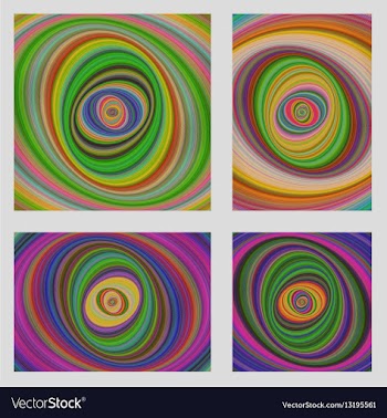 Colorful motion design brochure background set vector image