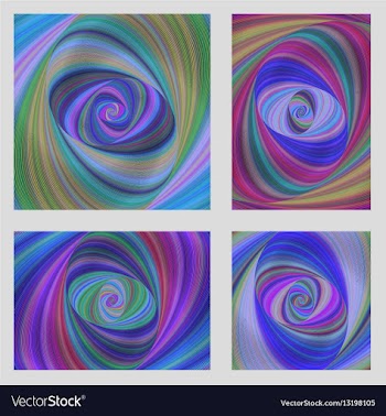 Colorful motion design brochure background set vector image