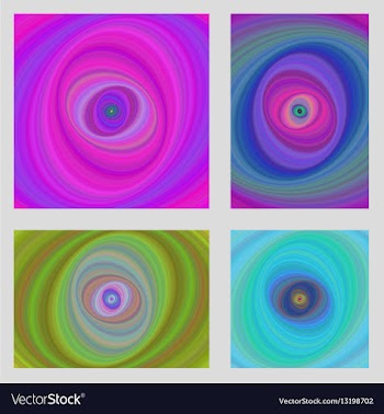 Colorful motion design brochure background set vector image