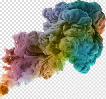 Colorful mushroom clouds transparent background PNG clipart