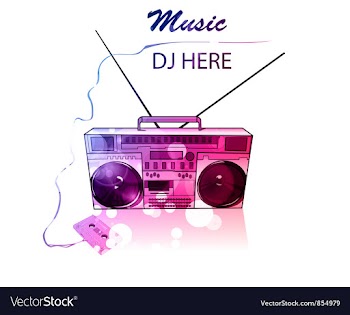 Colorful music poster vector image