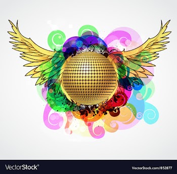 Colorful music vector image
