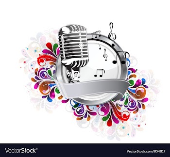 Colorful music vector image