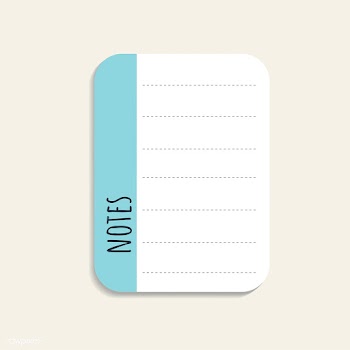 Colorful notepad | Free stock vector - 553754