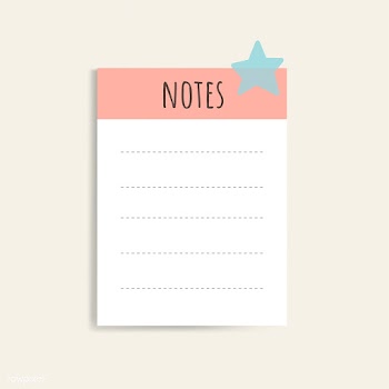 Colorful notepad | Free stock vector - 553798