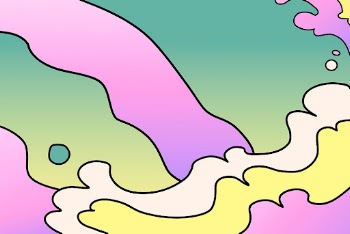 Colorful ocean wave background, abstract | Free PSD - rawpixel