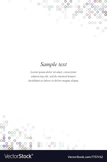 Colorful page corner design template vector image