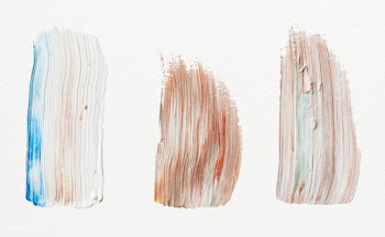 Colorful paint brush strokes | Free stock illustration - 583570