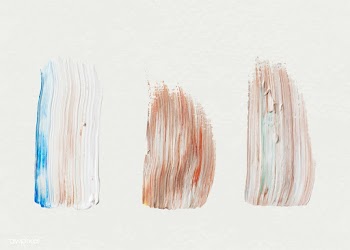 Colorful paint brush strokes | Free stock vector - 581940