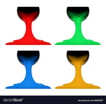 Colorful paint canned vector image