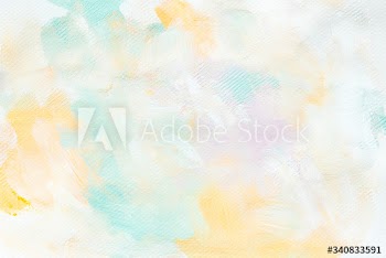 Colorful paint on a canvas