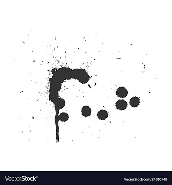 Colorful paint splatterspaint splashes set vector image