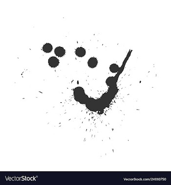 Colorful paint splatterspaint splashes set vector image