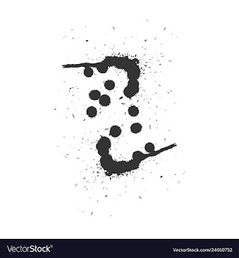 Colorful paint splatterspaint splashes set vector image