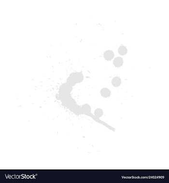 Colorful paint splatterspaint splashes set vector image