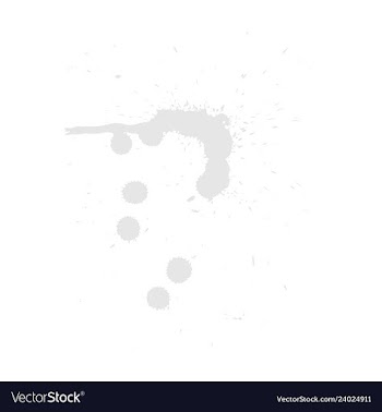 Colorful paint splatterspaint splashes set vector image