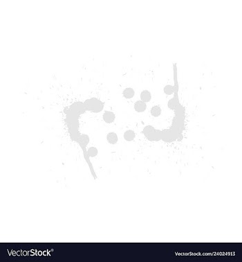 Colorful paint splatterspaint splashes set vector image