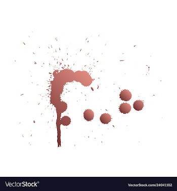 Colorful paint splatterspaint splashes set vector image