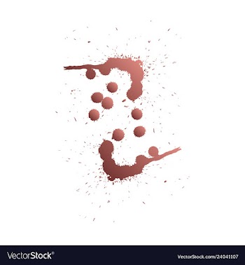 Colorful paint splatterspaint splashes set vector image
