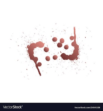 Colorful paint splatterspaint splashes set vector image