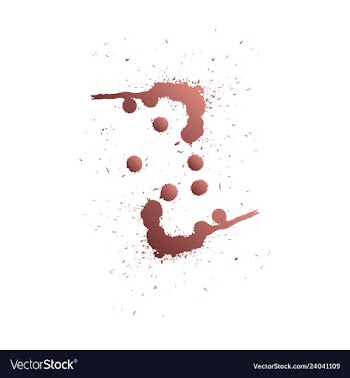 Colorful paint splatterspaint splashes set vector image