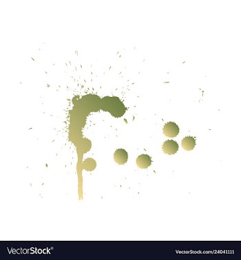 Colorful paint splatterspaint splashes set vector image