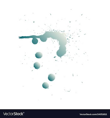 Colorful paint splatterspaint splashes set vector image