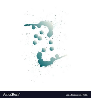 Colorful paint splatterspaint splashes set vector image