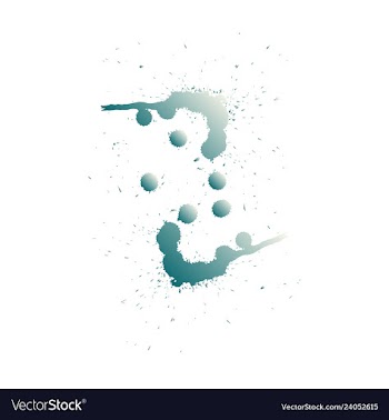 Colorful paint splatterspaint splashes set vector image