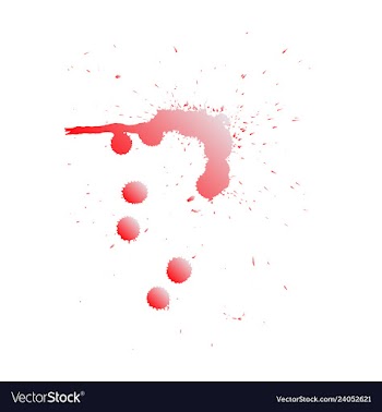 Colorful paint splatterspaint splashes set vector image