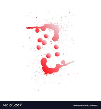 Colorful paint splatterspaint splashes set vector image