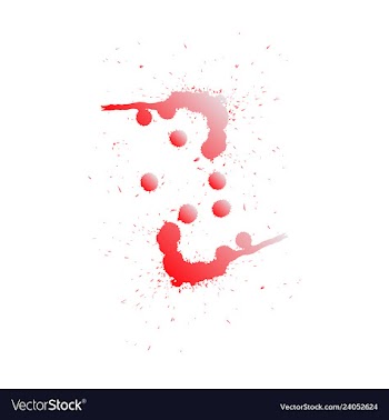 Colorful paint splatterspaint splashes set vector image