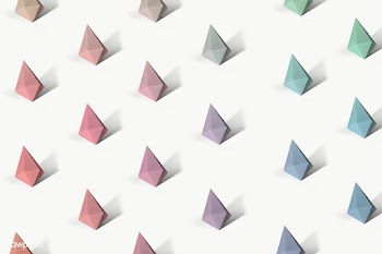 Colorful paper craft diamond shape patterned background | Free  transparent png - 2349329