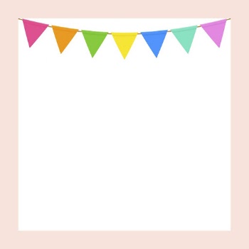 Colorful party flag frame background, | Free Vector - rawpixel