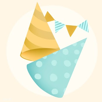 Colorful party hat design vectors | Free stock vector - 508595